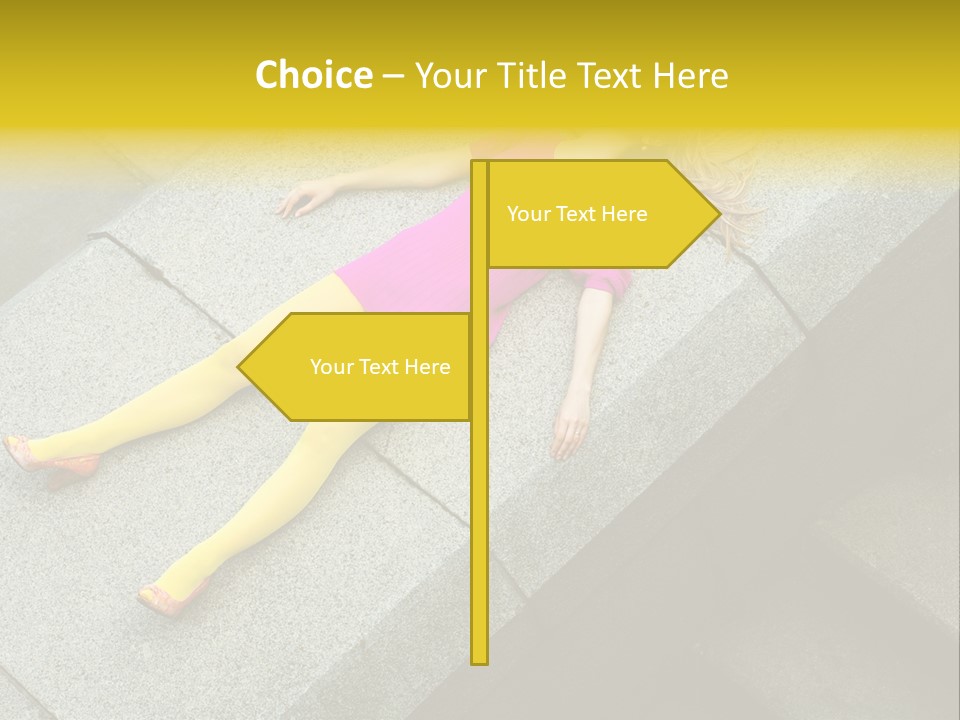 Graffiti Beautiful Young PowerPoint Template