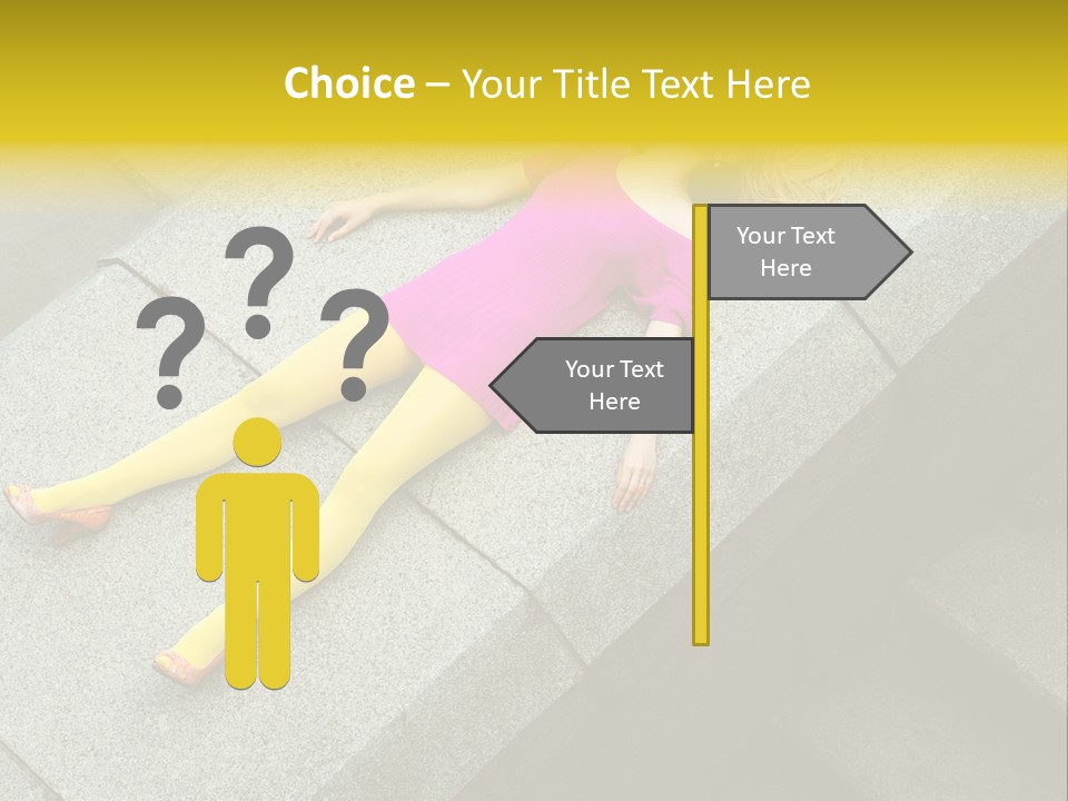 Graffiti Beautiful Young PowerPoint Template