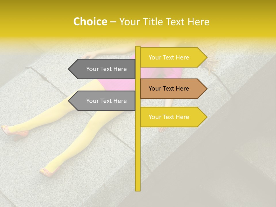 Graffiti Beautiful Young PowerPoint Template