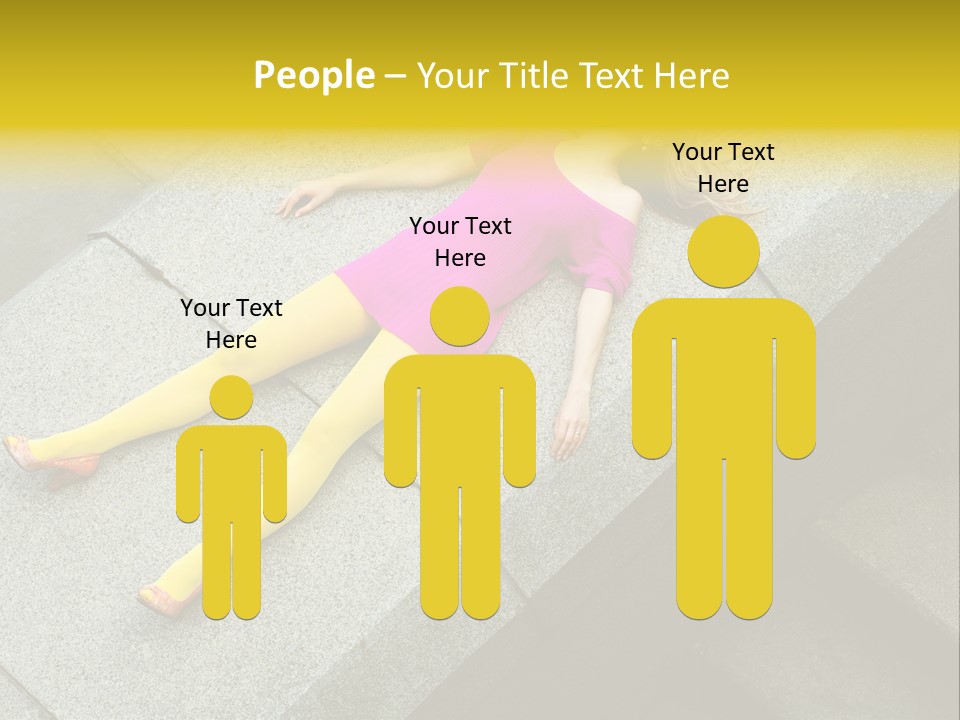 Graffiti Beautiful Young PowerPoint Template