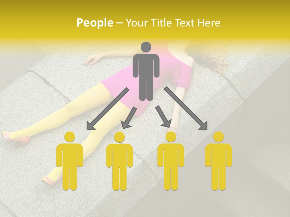 Graffiti Beautiful Young PowerPoint Template