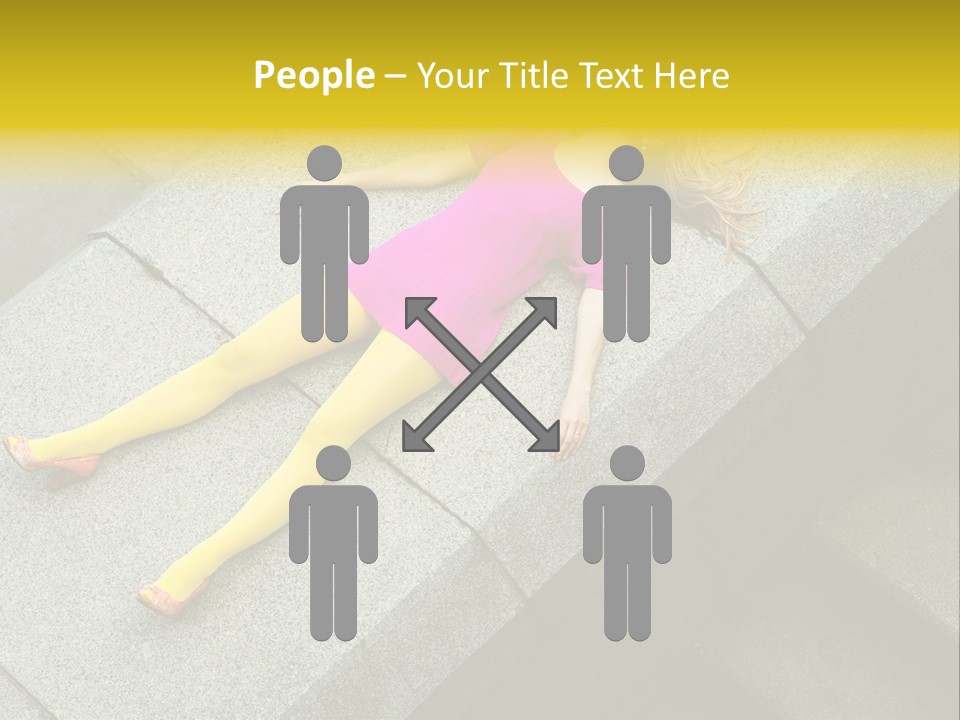 Graffiti Beautiful Young PowerPoint Template