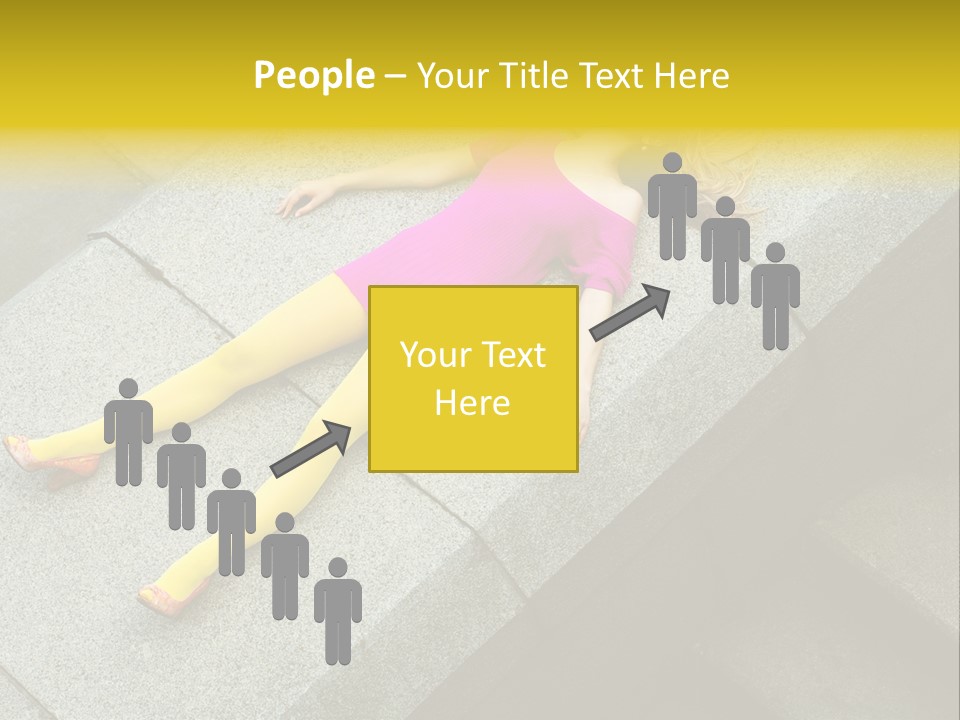 Graffiti Beautiful Young PowerPoint Template