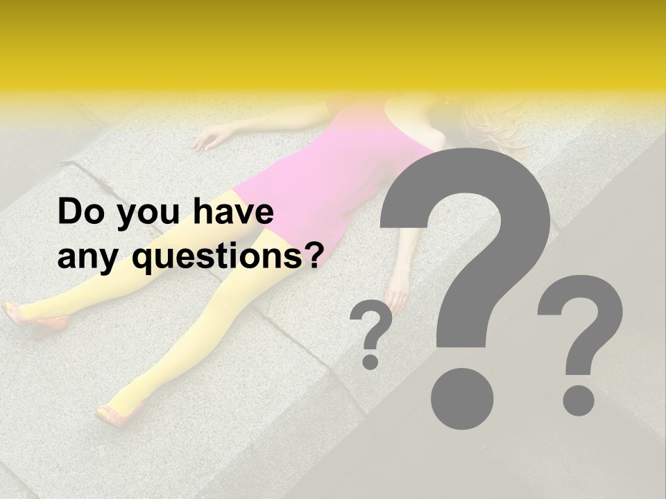 Graffiti Beautiful Young PowerPoint Template