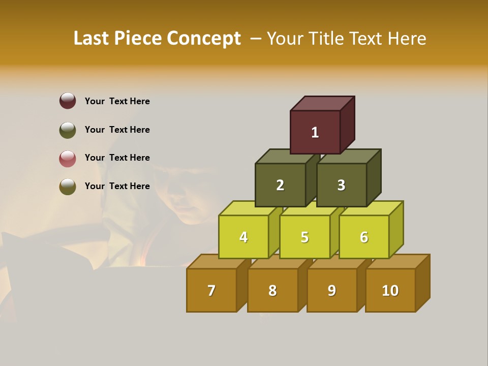 Room Darkness Bed PowerPoint Template