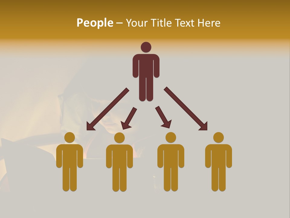 Room Darkness Bed PowerPoint Template