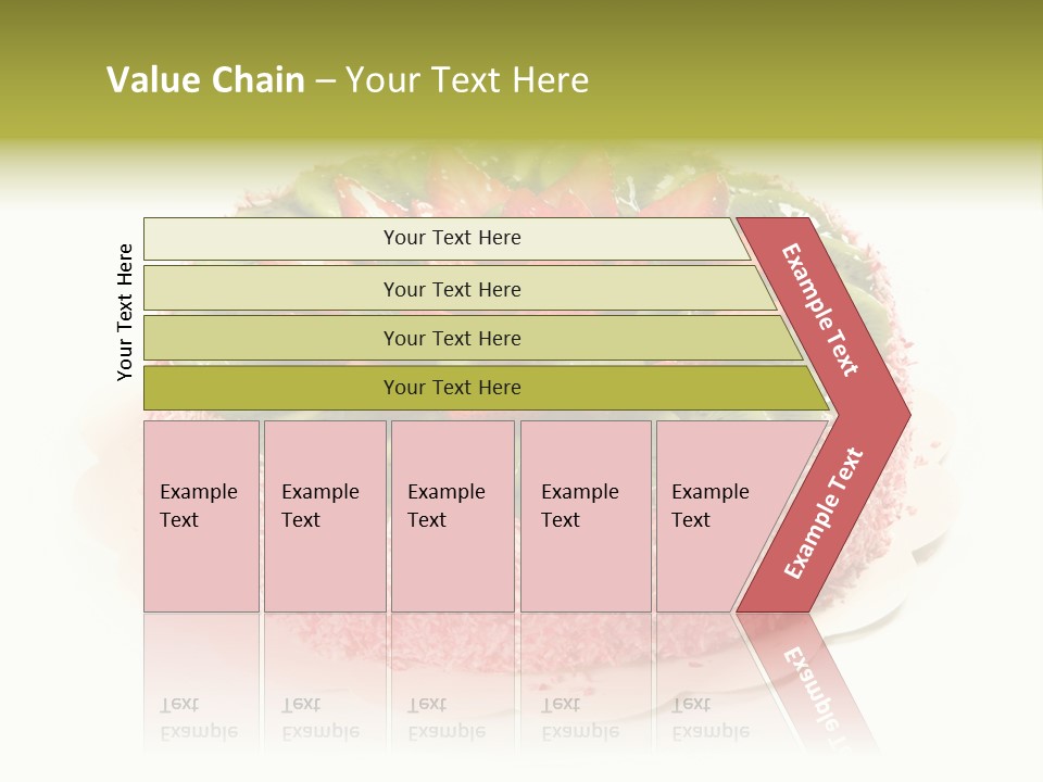 Kiwi Strawberry Cake PowerPoint Template