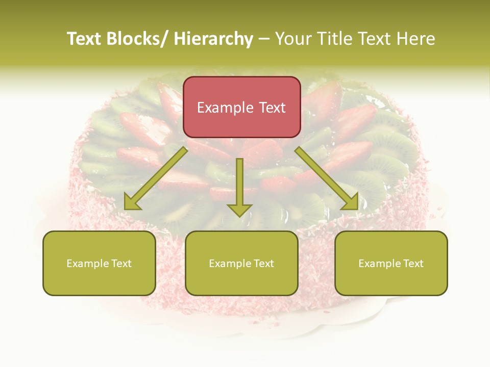 Kiwi Strawberry Cake PowerPoint Template