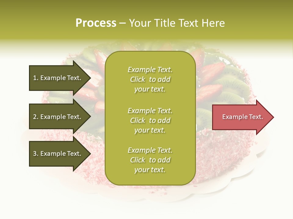 Kiwi Strawberry Cake PowerPoint Template