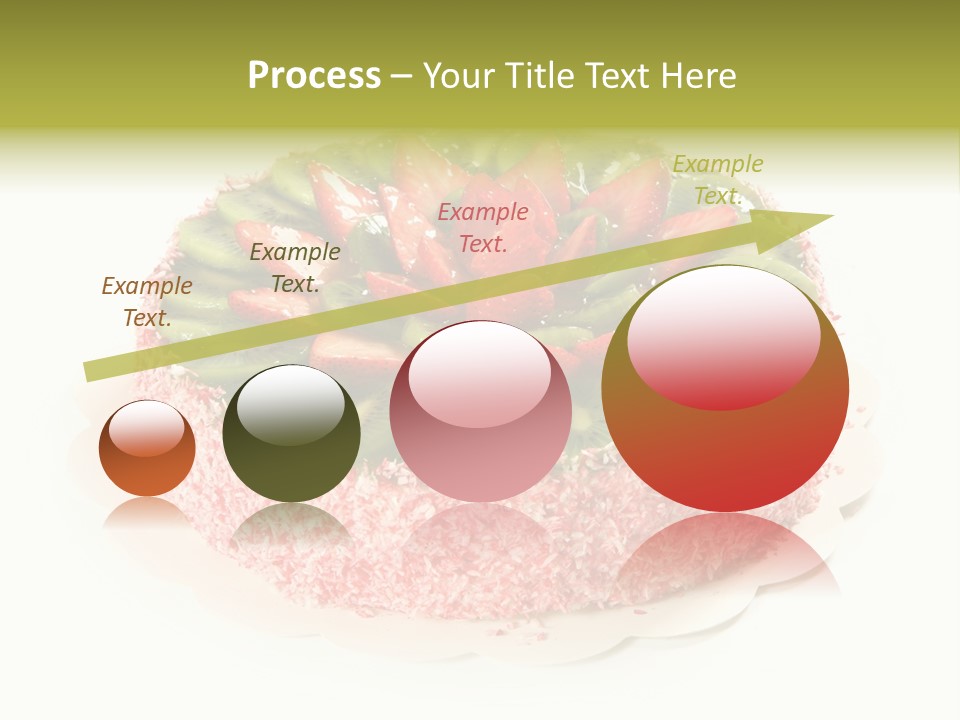 Kiwi Strawberry Cake PowerPoint Template