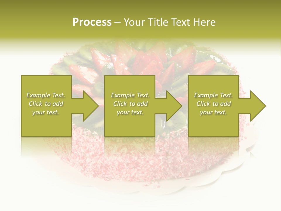 Kiwi Strawberry Cake PowerPoint Template