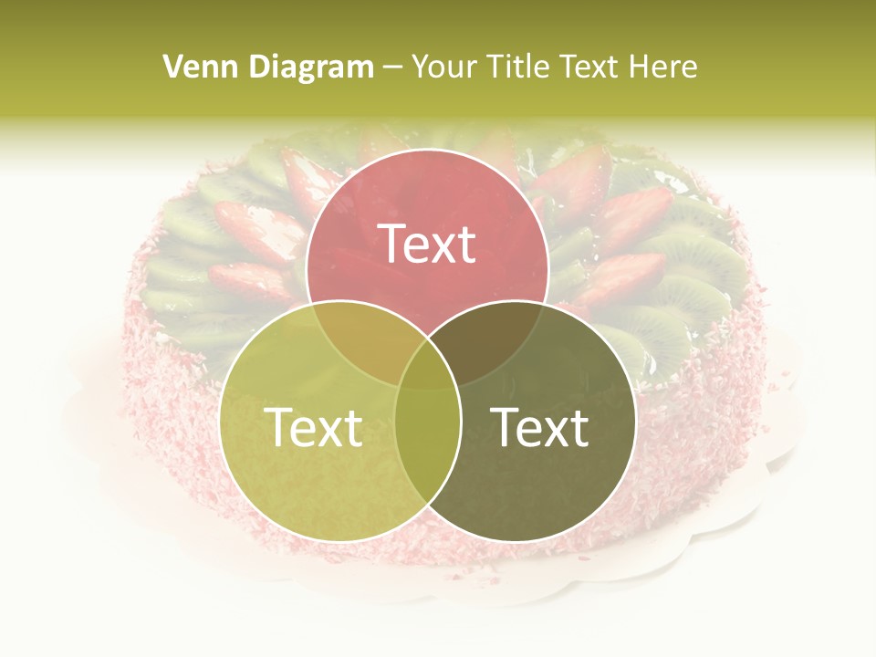 Kiwi Strawberry Cake PowerPoint Template