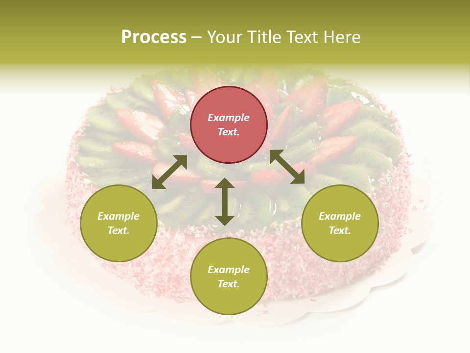 Kiwi Strawberry Cake PowerPoint Template
