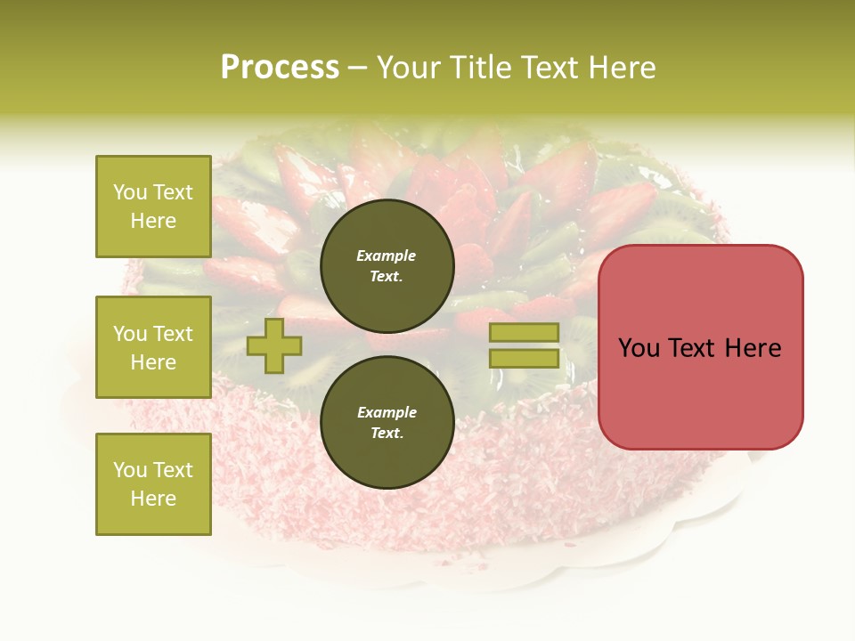 Kiwi Strawberry Cake PowerPoint Template