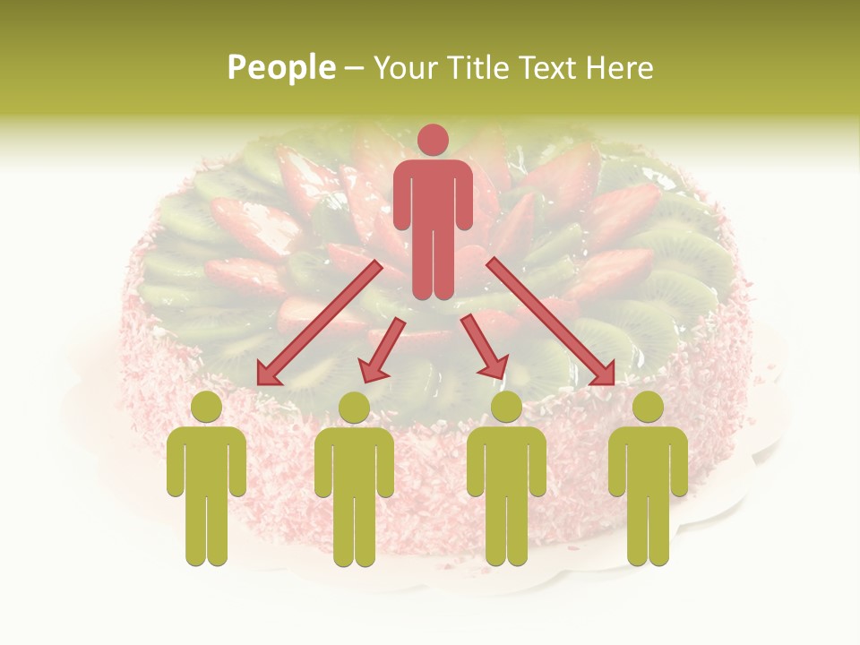 Kiwi Strawberry Cake PowerPoint Template