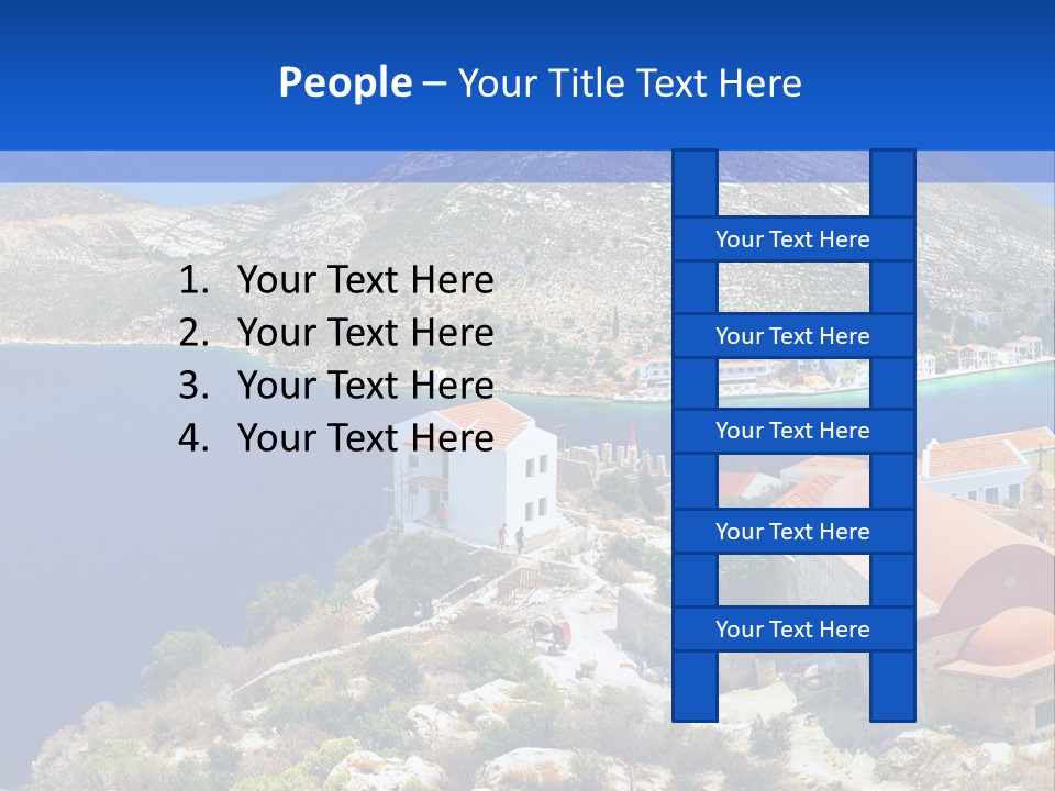 White Beautiful Woman PowerPoint Template