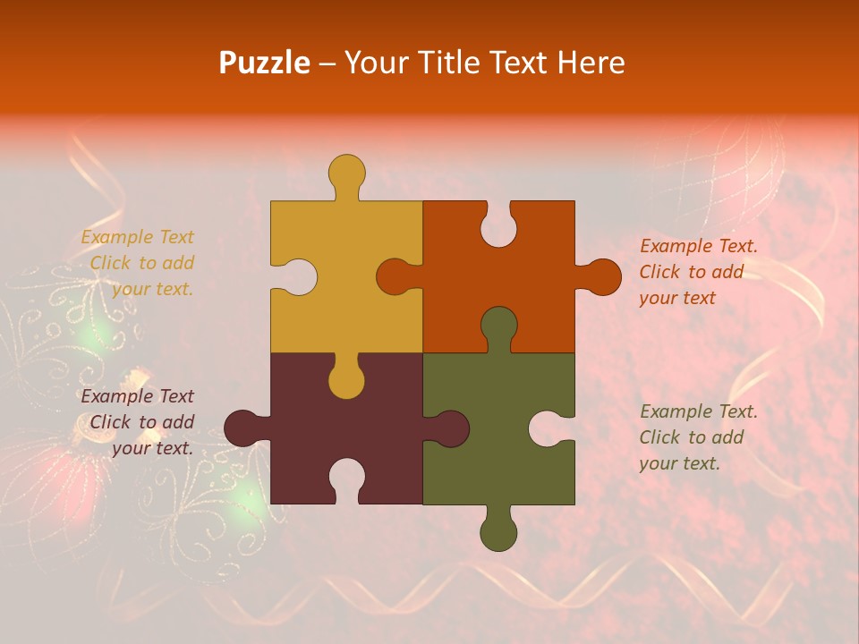 Christmas Decoration PowerPoint Template