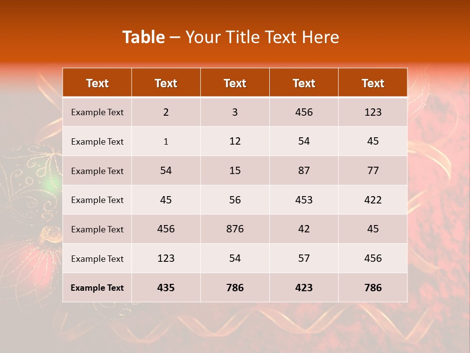 Christmas Decoration PowerPoint Template