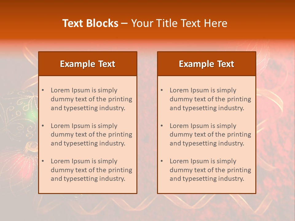 Christmas Decoration PowerPoint Template