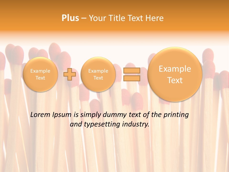 Matches PowerPoint Template