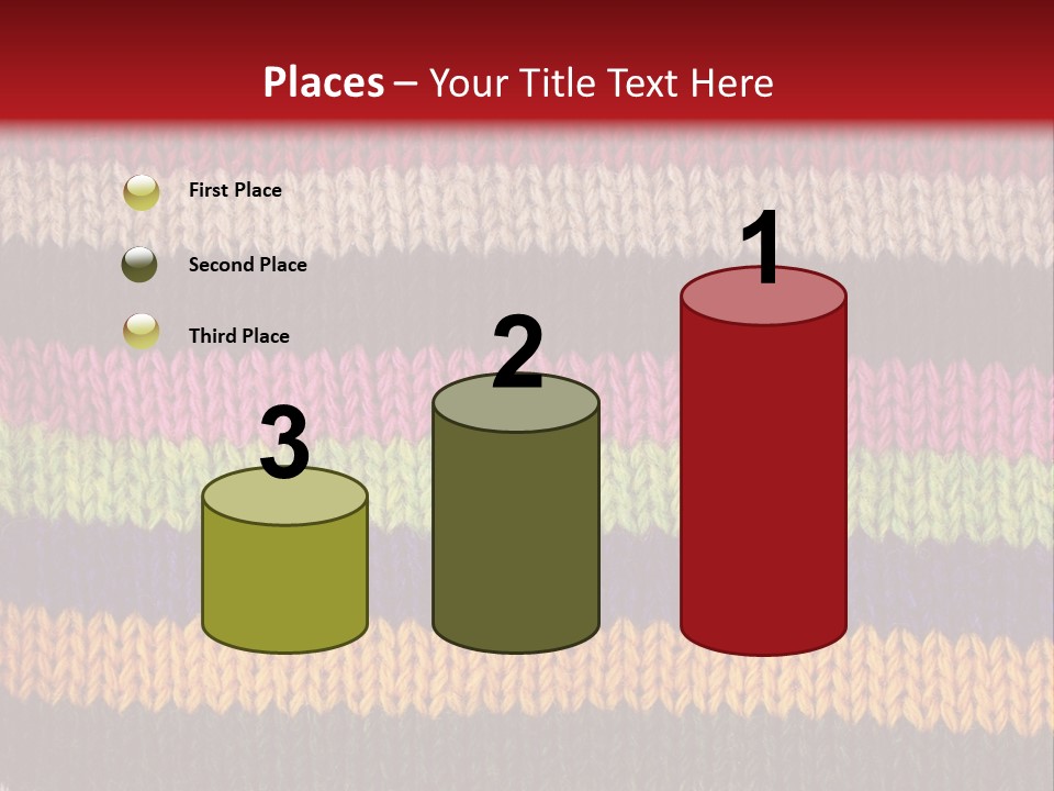 Thread Pink Fabric PowerPoint Template