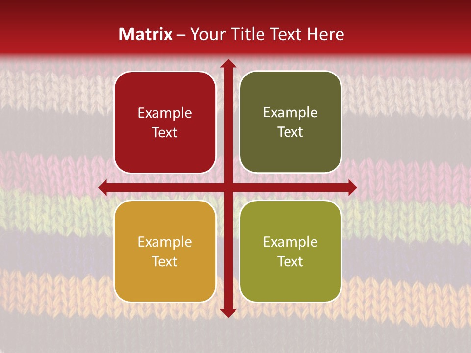 Thread Pink Fabric PowerPoint Template