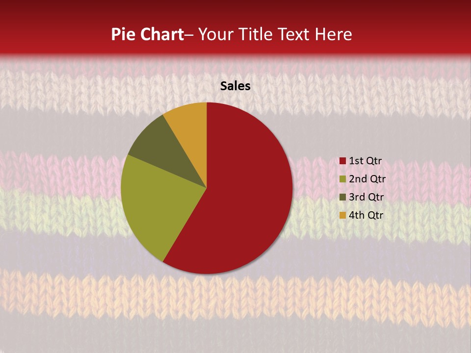 Thread Pink Fabric PowerPoint Template