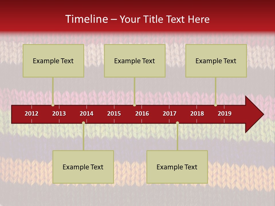 Thread Pink Fabric PowerPoint Template