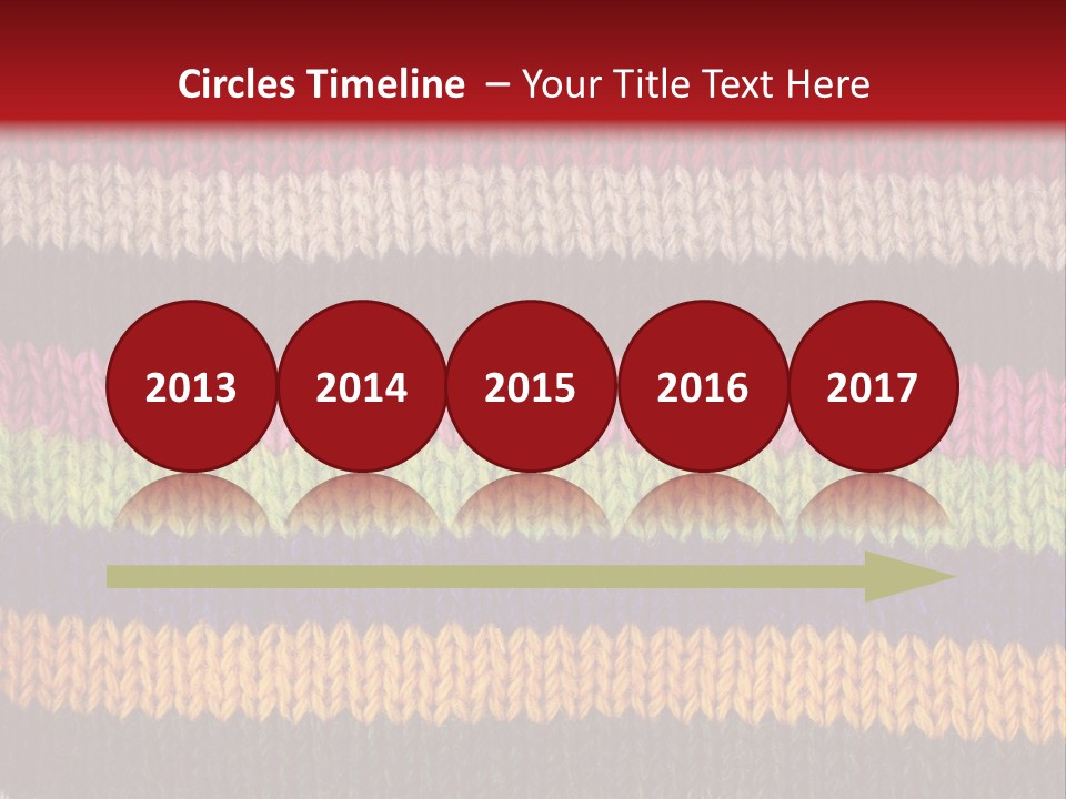 Thread Pink Fabric PowerPoint Template