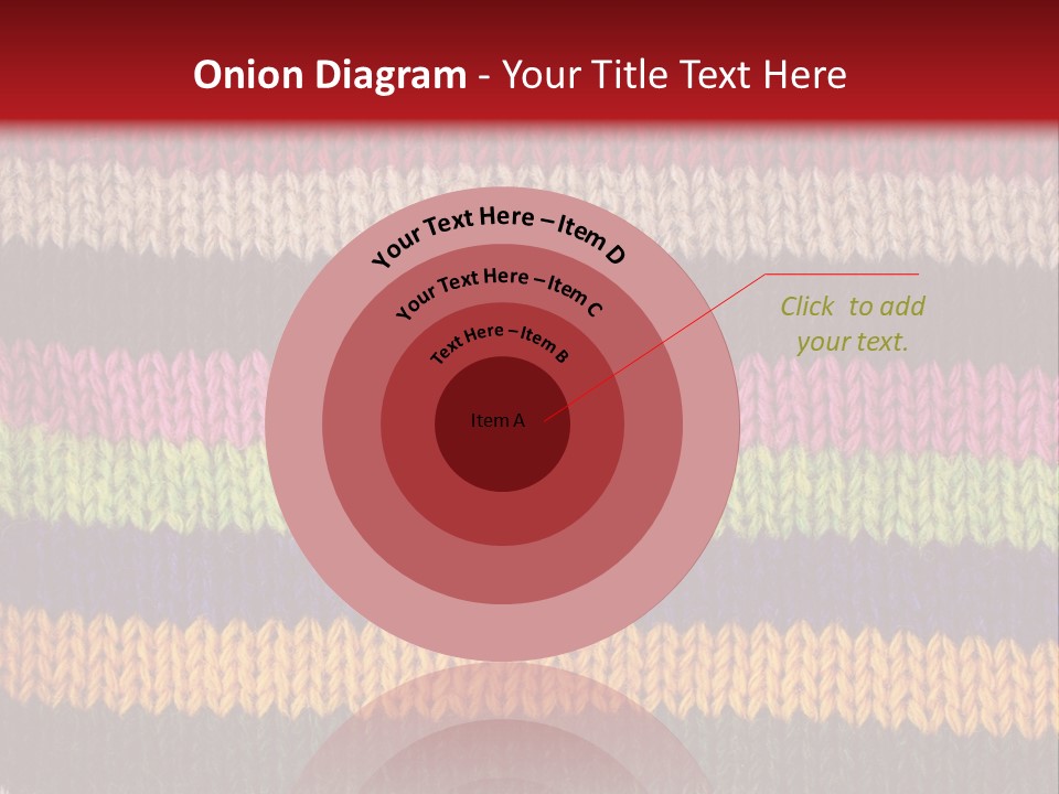 Thread Pink Fabric PowerPoint Template