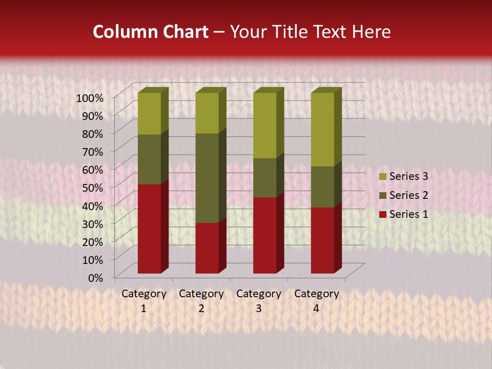 Thread Pink Fabric PowerPoint Template