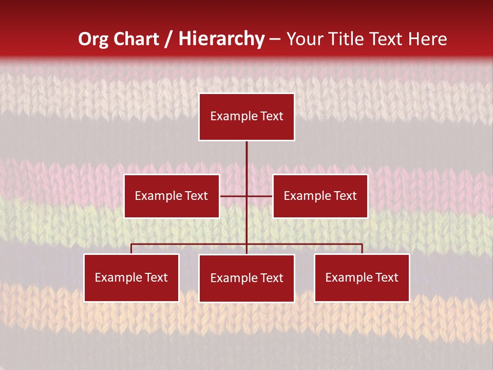 Thread Pink Fabric PowerPoint Template