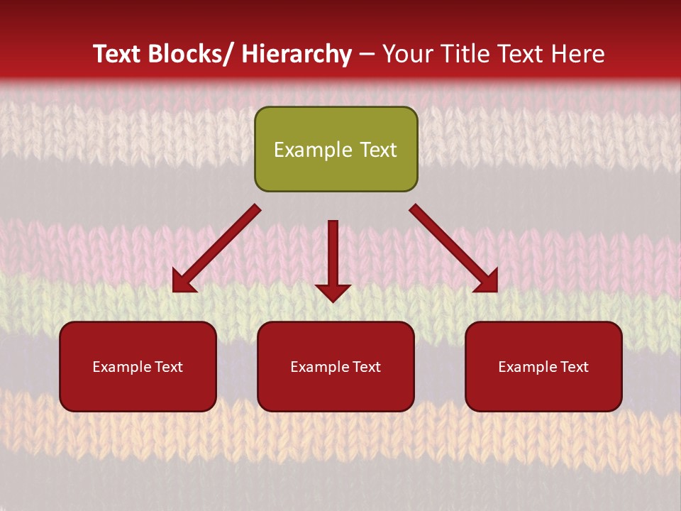 Thread Pink Fabric PowerPoint Template