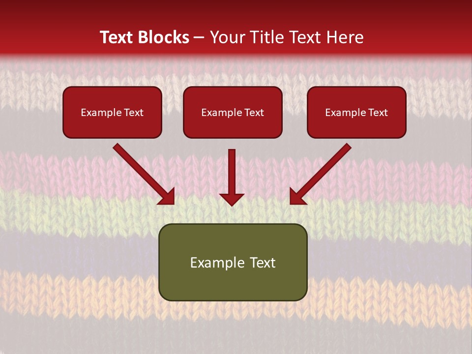 Thread Pink Fabric PowerPoint Template