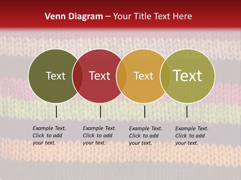 Thread Pink Fabric PowerPoint Template