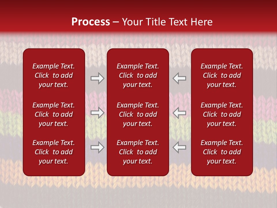 Thread Pink Fabric PowerPoint Template