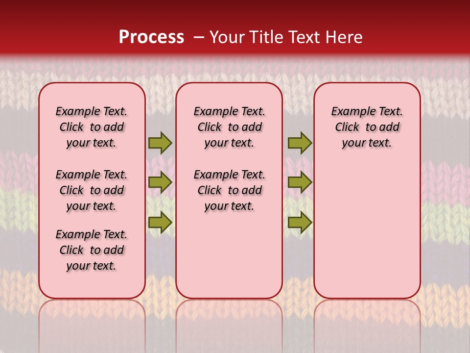 Thread Pink Fabric PowerPoint Template