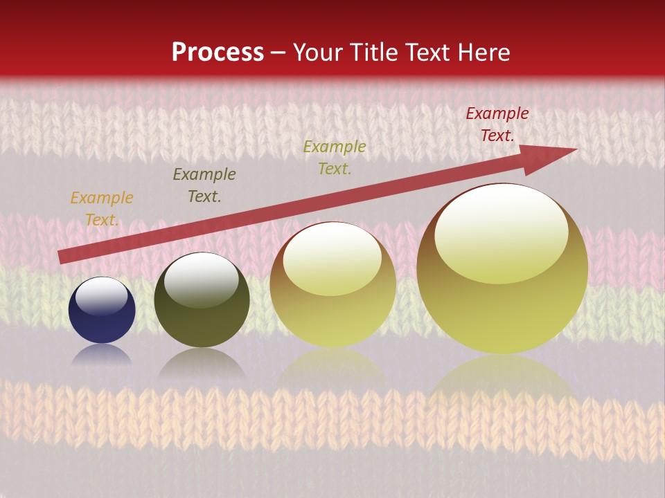 Thread Pink Fabric PowerPoint Template