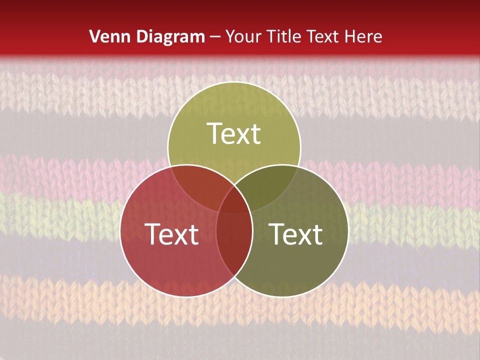 Thread Pink Fabric PowerPoint Template