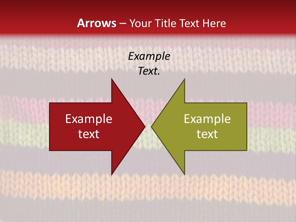 Thread Pink Fabric PowerPoint Template