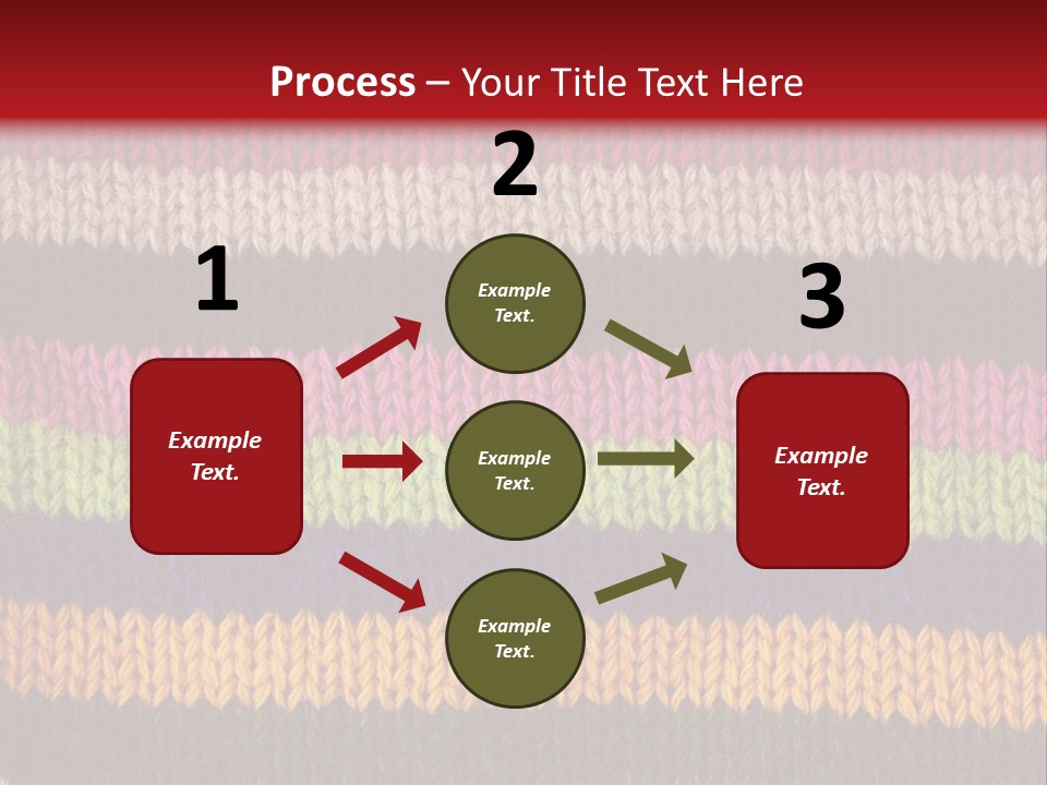 Thread Pink Fabric PowerPoint Template