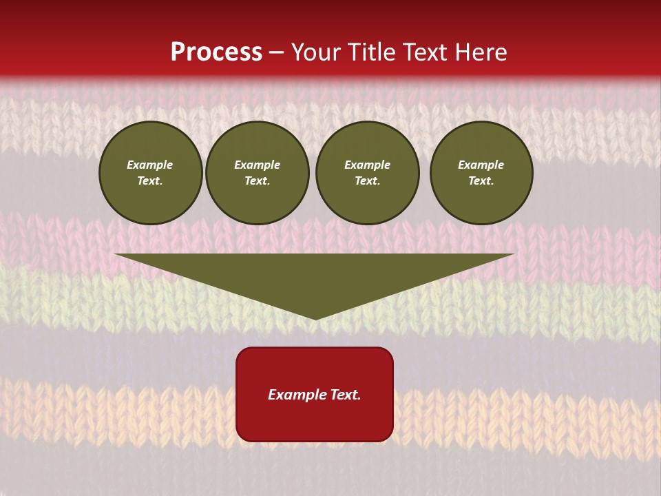 Thread Pink Fabric PowerPoint Template