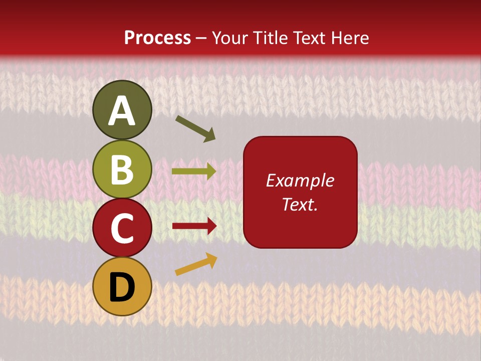 Thread Pink Fabric PowerPoint Template