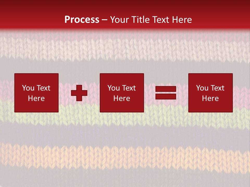 Thread Pink Fabric PowerPoint Template