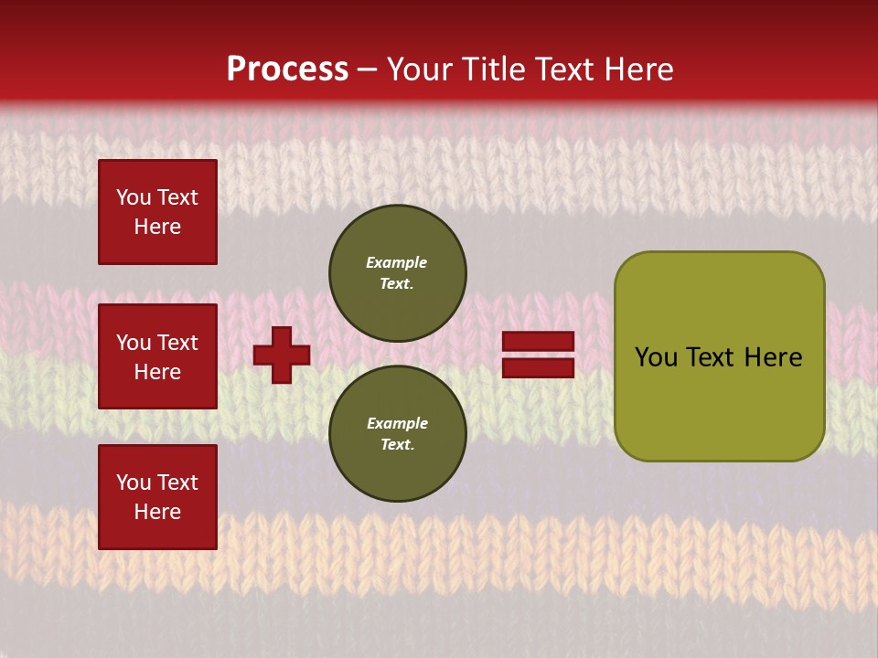 Thread Pink Fabric PowerPoint Template