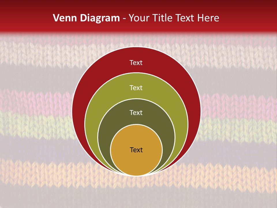 Thread Pink Fabric PowerPoint Template