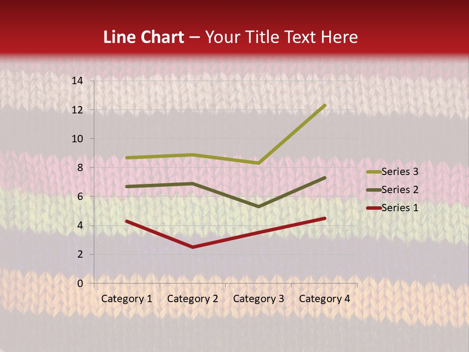 Thread Pink Fabric PowerPoint Template