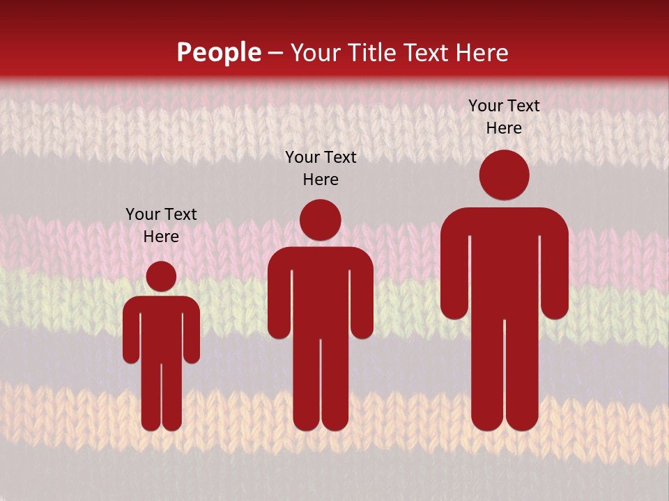 Thread Pink Fabric PowerPoint Template