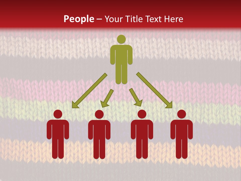 Thread Pink Fabric PowerPoint Template