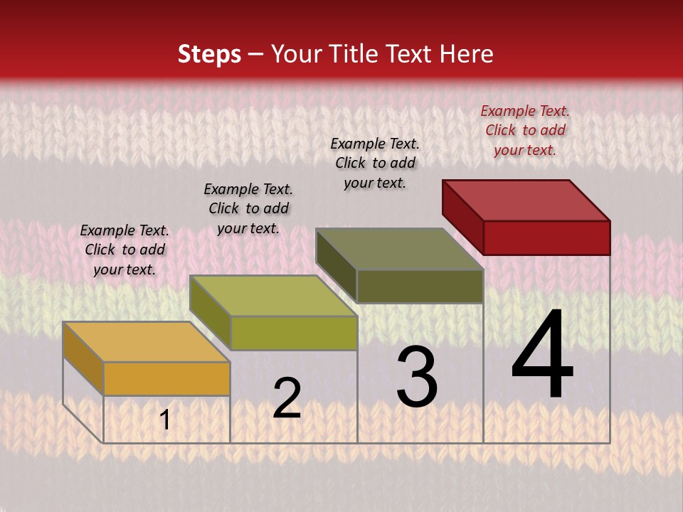 Thread Pink Fabric PowerPoint Template